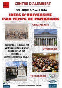 Affiche du colloque 2016